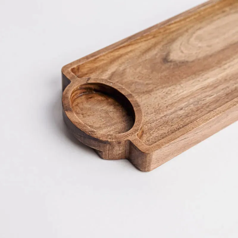 Acacia Wood Datona Platter | 15 x 6 inches