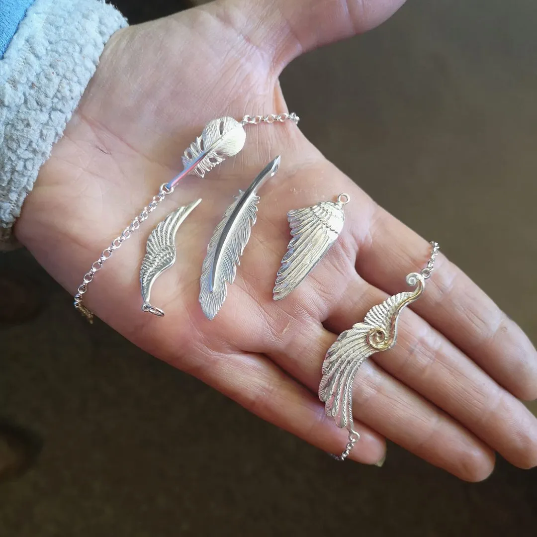 Baby Angel Feather Bracelet