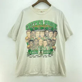 Boston Celtics Winning Tradition White Vintage T-shirt Size XL