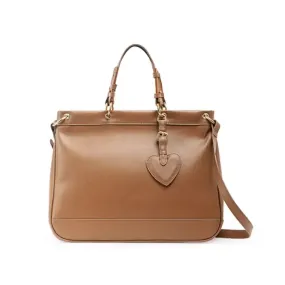 Charming Brown Handbag for Girls - Model 4123