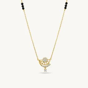 Chasing Sunrise Mini Diamond Mangalsutra | 18k Gold Vermeil