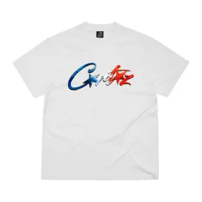 Corteiz Francais Allstarz Tee White