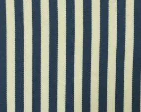 Cream And Midnight Blue Blazer/Boating Stripe 3/4'' Repeat Jacketing