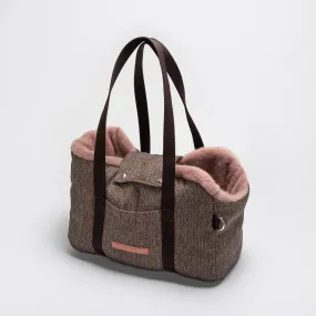 Dog Bag Milano Herringbone Brown from Cloud 7