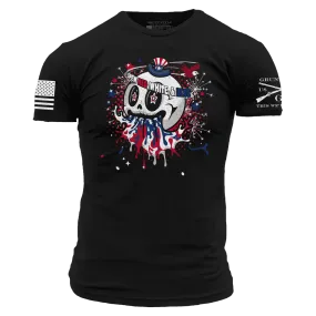 I Spew Red, White, & Blue T-Shirt - Black