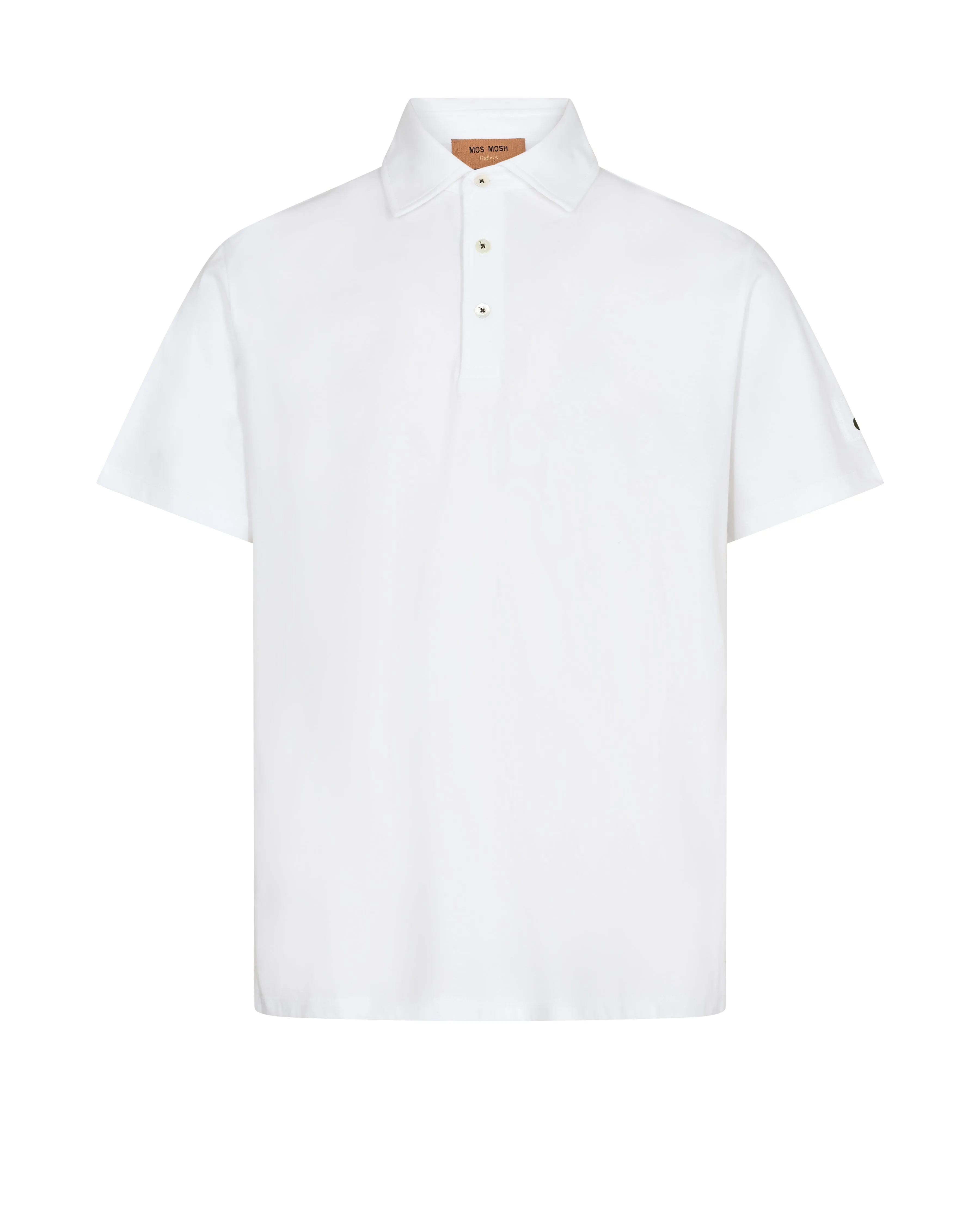 Mos Mosh Gallery Mens Forte Polo - White