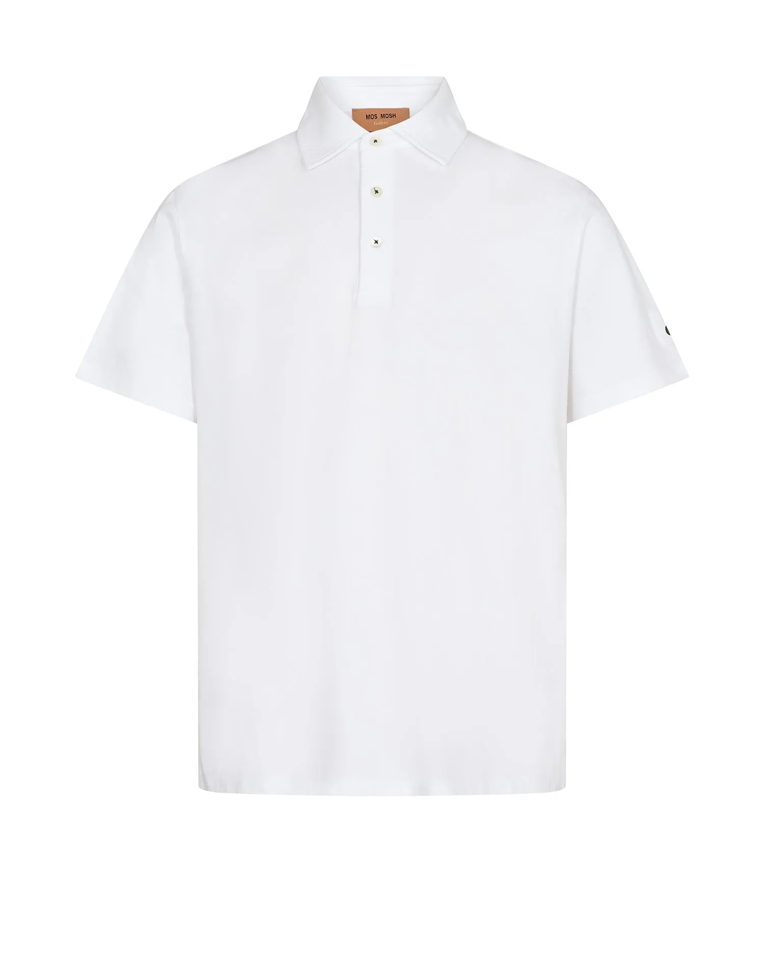 Mos Mosh Gallery Mens Forte Polo - White