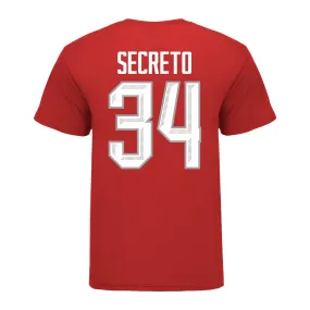 Ohio State Buckeyes #34 Lexington Secreto Student Athlete Women's Hockey T-Shirt