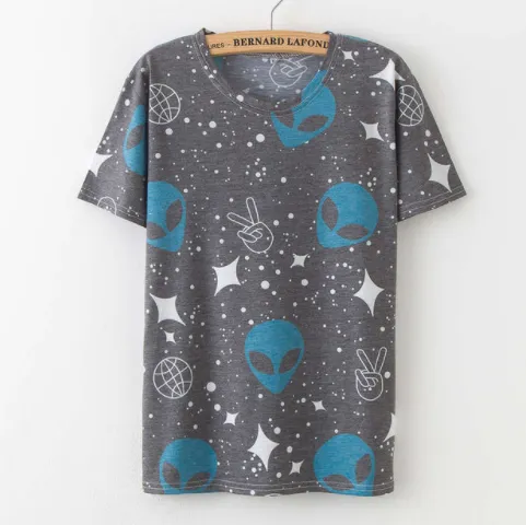 Printing  Fruit Cartoon Pattern T-shirt