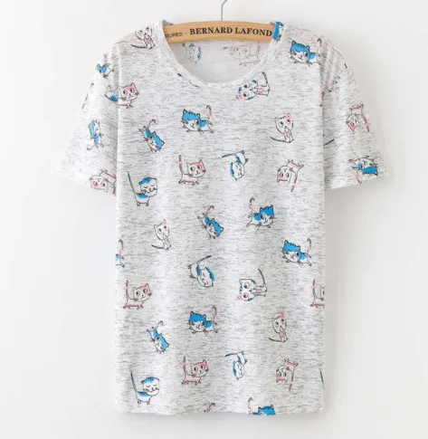 Printing  Fruit Cartoon Pattern T-shirt