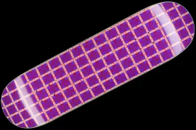 Purple Plaid Deck 8.38