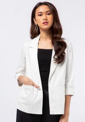 Regular Fit Printed Blazer