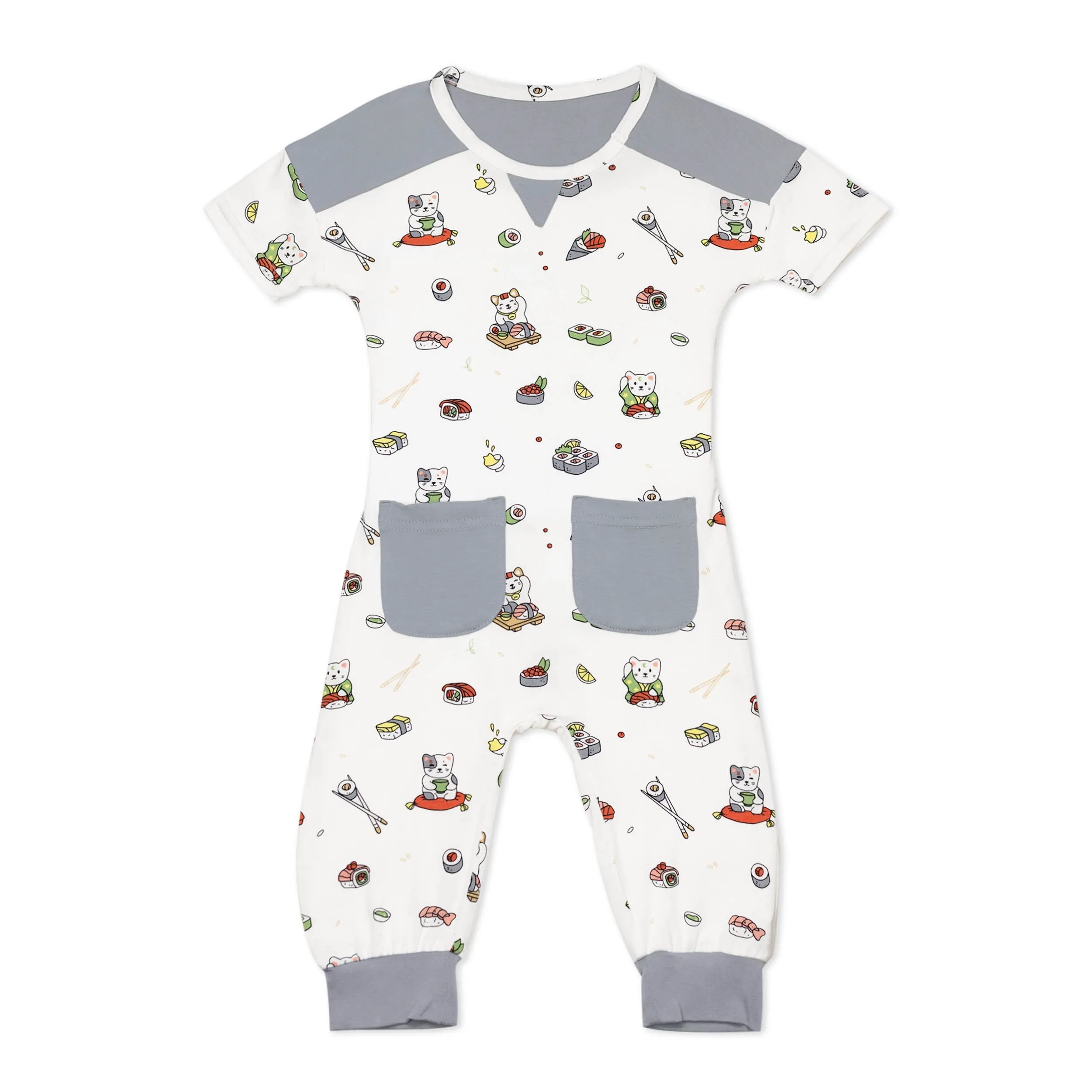 Sushi Cat Bamboo Romper