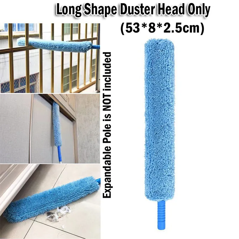 T-Shape Ceiling Fan Duster   Extendable Pole Absorb Dust Telescopic Rod Washable Microfiber Cleaner Cleaning Brush Tools