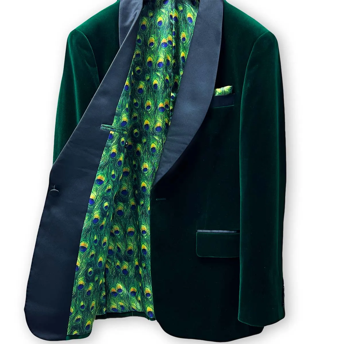 Westwood Hart Green Velvet Men's Tuxedo Formalwear Suit