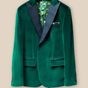 Westwood Hart Green Velvet Men's Tuxedo Formalwear Suit